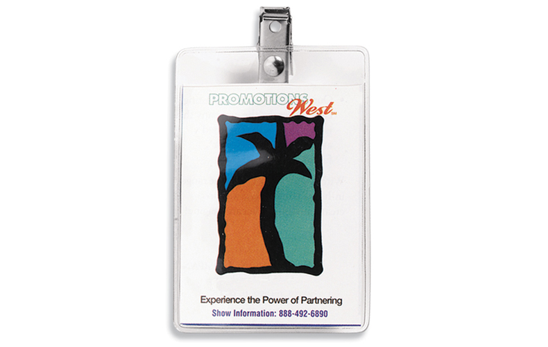 Clear Badge Holder Fits 2-1/4” X 3” Insert Clear Badge Holder Fits 2-1/4” X 3” Insert